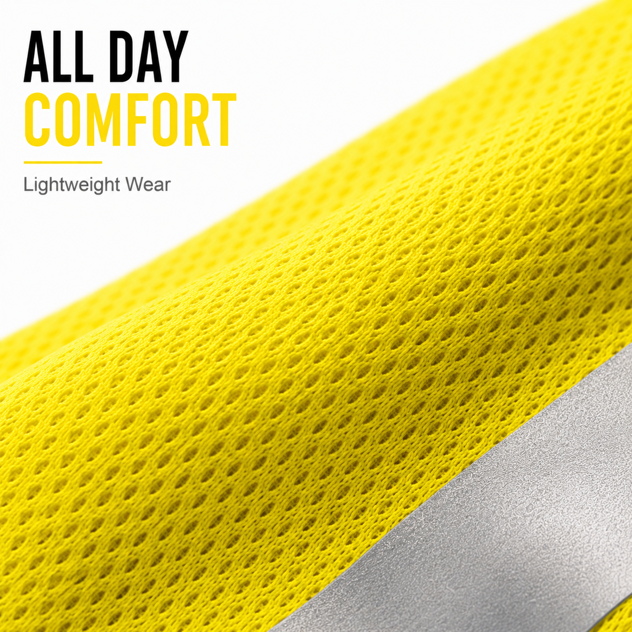 High Visibility Reflective Short Sleeve Safety Shirt - Yellow & Black