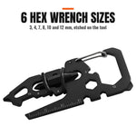 Stainless Steel Multi-Tool Carabiner