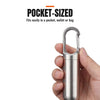 Waterproof Stainless Steel Pill Capsule Keychain