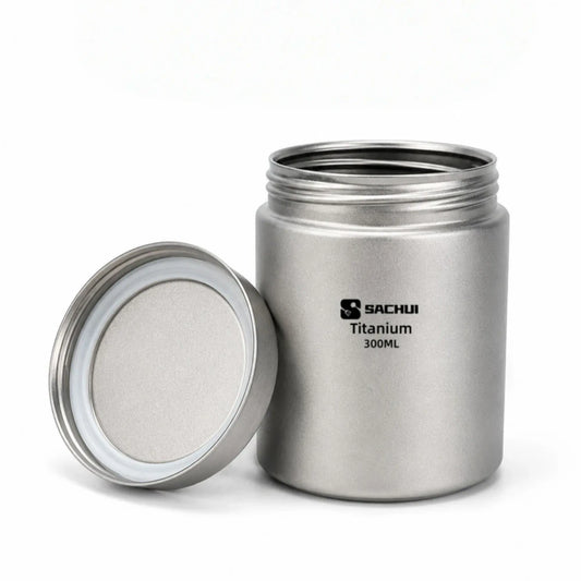 Titanium Tea Caddy Canister