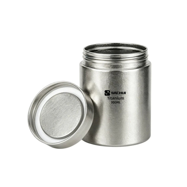 Ultralight Titanium Tea Caddy Canister