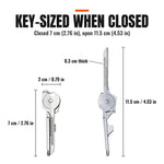 Compact 8-in-1 Key Multi-Tool Keychain