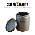 Titanium Tea Caddy Canister
