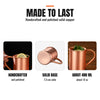 Solid Copper Moscow Mule Mug