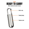 Waterproof Stainless Steel Pill Capsule Keychain