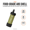 Compact Personal Water Filter Set with Bottle Caps