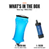 Foldable Water Filter Bag with Screw-On Filter