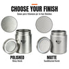 Titanium Tea Caddy Canister