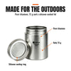Titanium Tea Caddy Canister