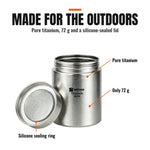 Titanium Tea Caddy Canister