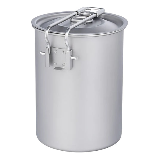 Titanium Camping Folding-Handle Pot
