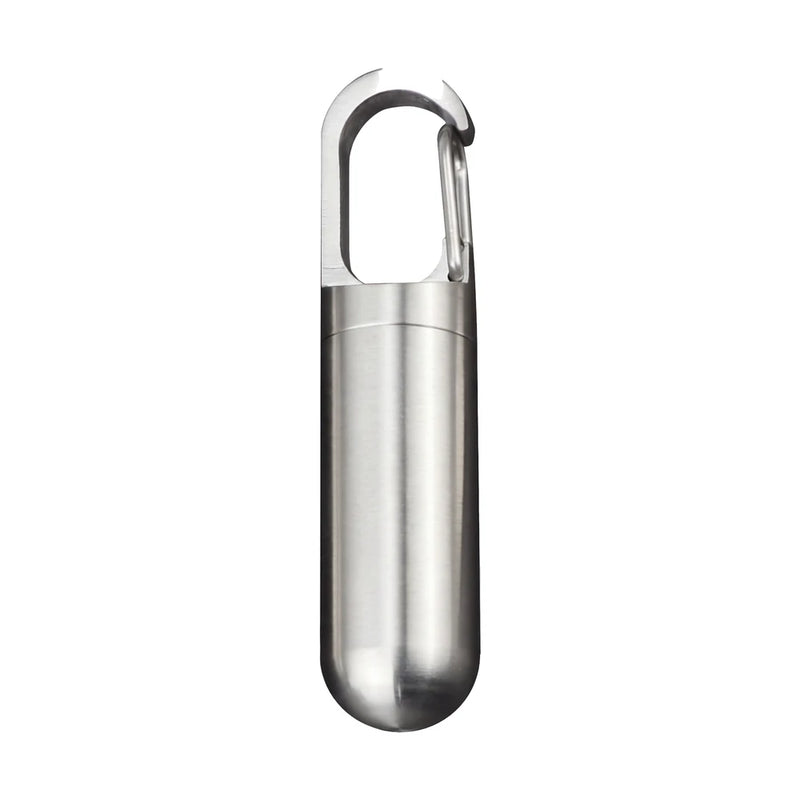 Waterproof Stainless Steel Pill Capsule Keychain