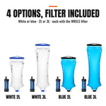 Foldable Water Filter Bag with Screw-On Filter
