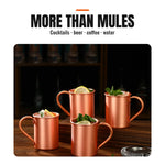 Solid Copper Moscow Mule Mug
