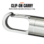 Waterproof Stainless Steel Pill Capsule Keychain