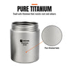 Titanium Tea Caddy Canister