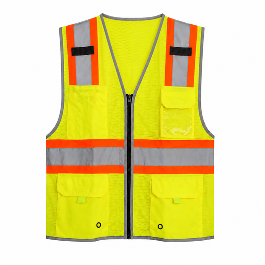 High Visibility Surveyor Reflective Mesh Safety Vest