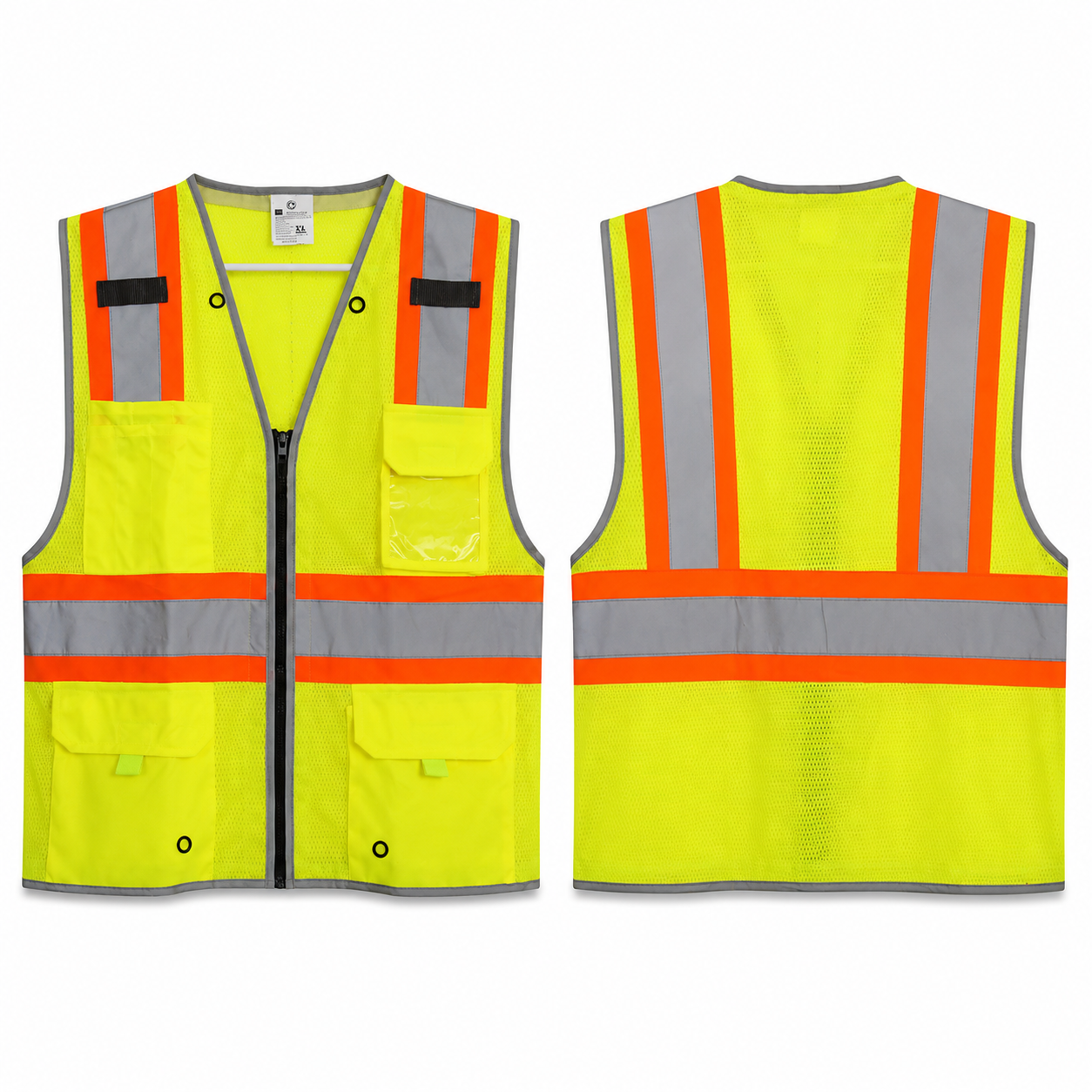 High Visibility Surveyor Reflective Mesh Safety Vest