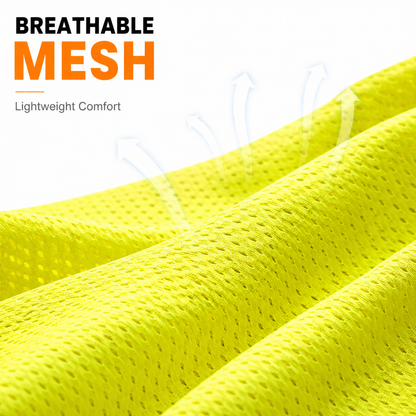 High Visibility Surveyor Reflective Mesh Safety Vest