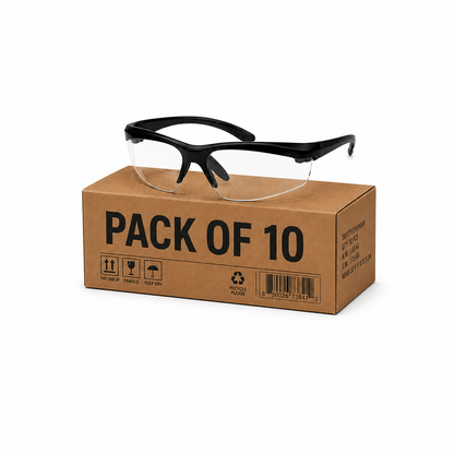 Anti-Fog Protective Safety Glasses (Pack of 10)