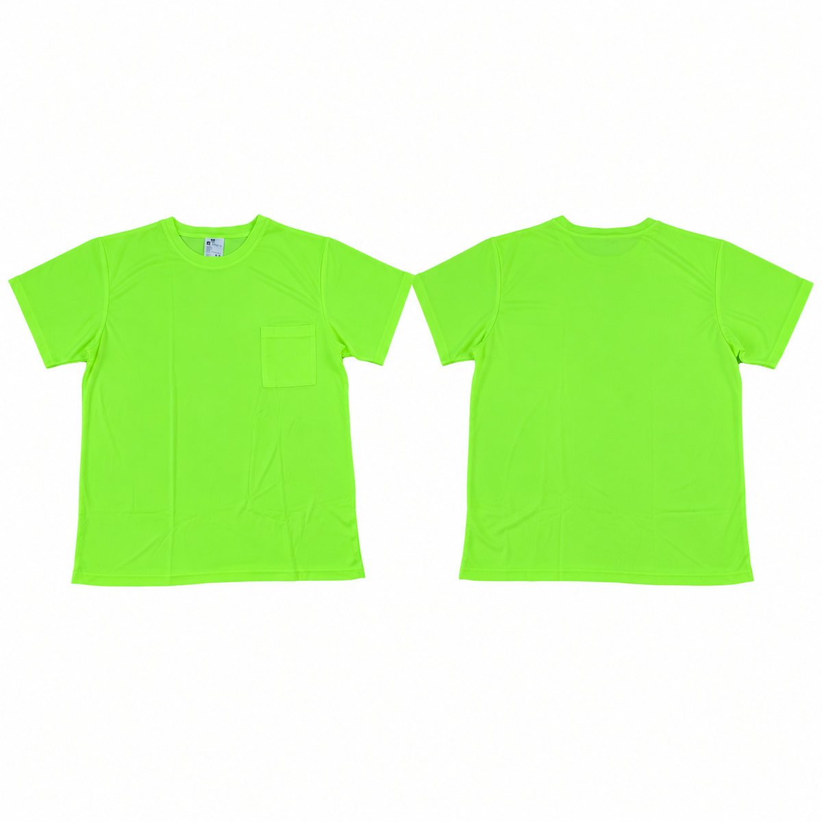 Green - High Visibility Short Sleeve Safety Shirt (3 Pack)