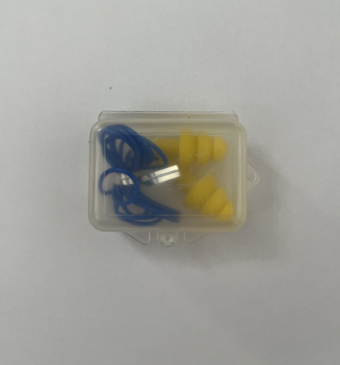 Yellow & Blue Corded PVC Earplugs (10pcs)