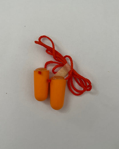 Orange Corded Bullet Earplugs (10pcs)