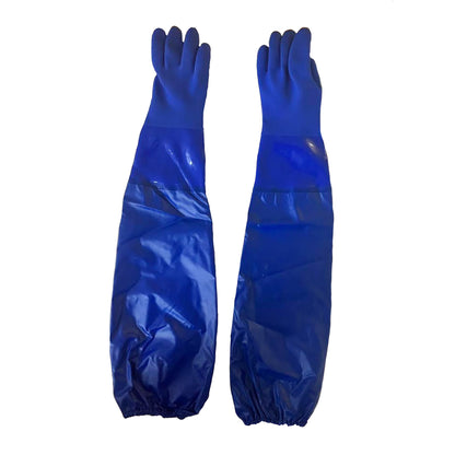 Long Sleeve PVC Nitrile Gloves