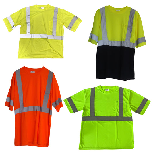 Reflective Short Sleeve Safety Shirt