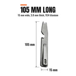 Titanium Alloy Multifunctional Pry Bar (1 Piece)