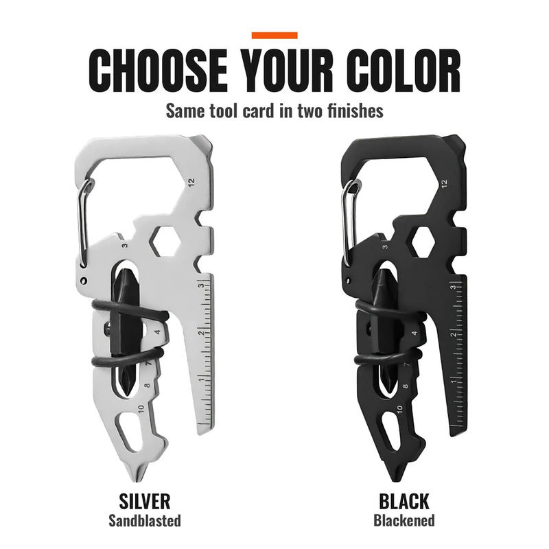 Stainless Steel Multi-Tool Carabiner
