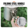 Titanium Camping Folding-Handle Pot