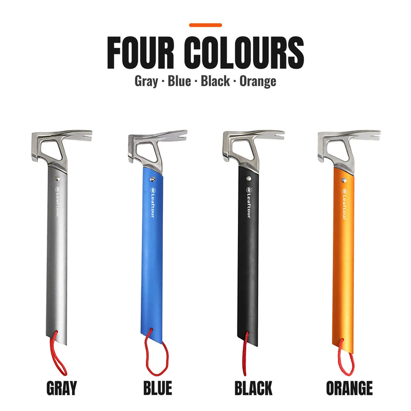 Lightweight Aluminum Camping Hammer with Stake Puller