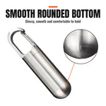 Waterproof Stainless Steel Pill Capsule Keychain