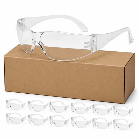 Anti-Fog Protective Safety Glasses - Clear