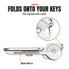 Compact 8-in-1 Key Multi-Tool Keychain
