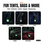 Glow in the Dark Zipper Pulls