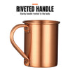 Solid Copper Moscow Mule Mug