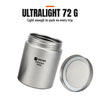 Titanium Tea Caddy Canister