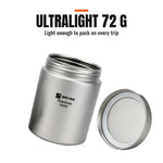 Titanium Tea Caddy Canister