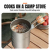Titanium Camping Folding-Handle Pot