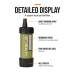 Compact Personal Water Filter Set with Bottle Caps