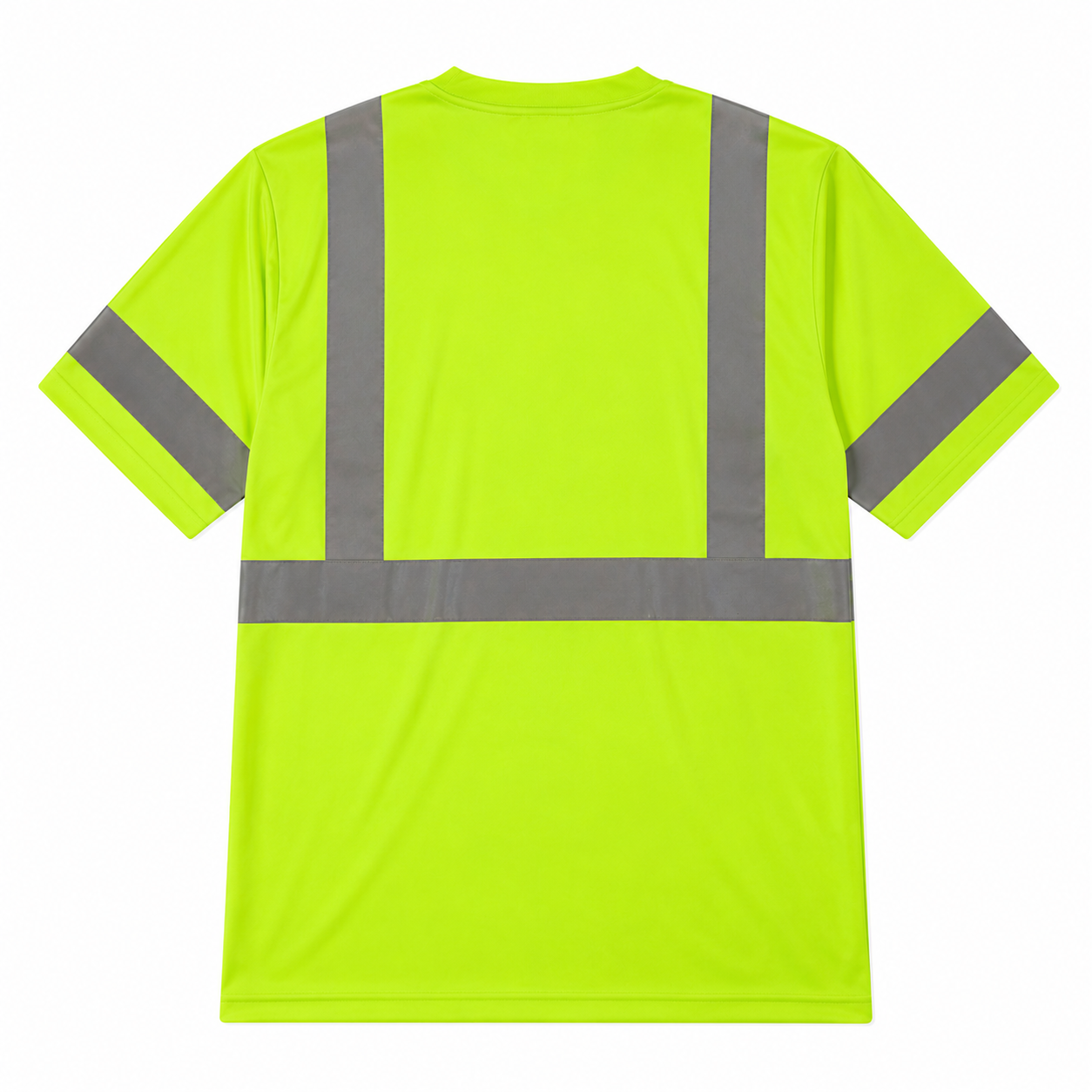 High Visibility Reflective Short Sleeve Safety Shirt - Green