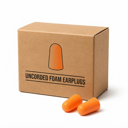 Orange - Foam Earplugs (20 Pack)