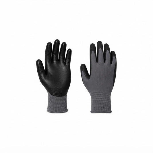 Nitrile Coated Abrasion Resistant Work Gloves (3 Pack)