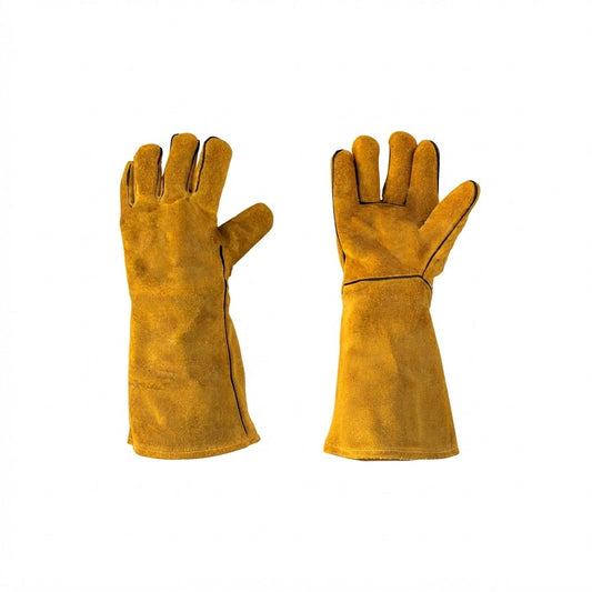 Yellow Leather Welding Gloves (1 Pair)
