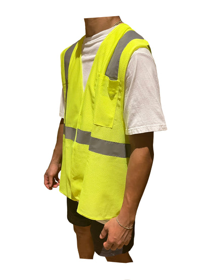 Yellow Reflective Safety Vest